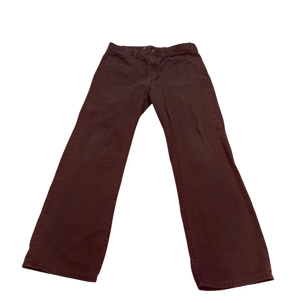 Old Navy Black Straight‎ Leg Jeans: Girls 14 Plus. Built-In Tough Stretchy